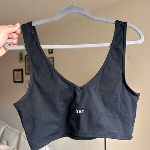 SET Active Black Sports Bra